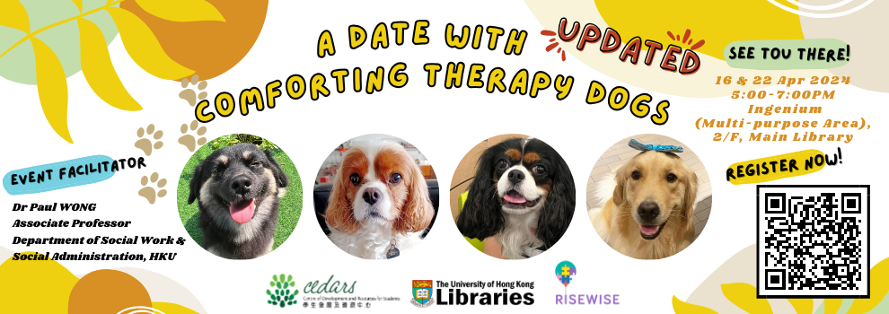 A Date with Comforting Therapy Dogs